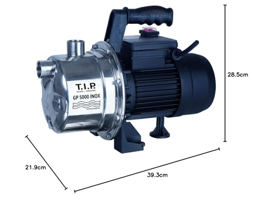 T.I.P. Saugpumpe GP 5000 INOX mit 4,5 bar Maximaldruck und 5000 l/h Förderleistung - 9